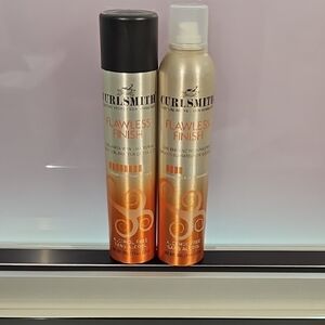NEW Curlsmith Flawless Finish Hair Spray Duo Set Flexible Hold +4 & +8